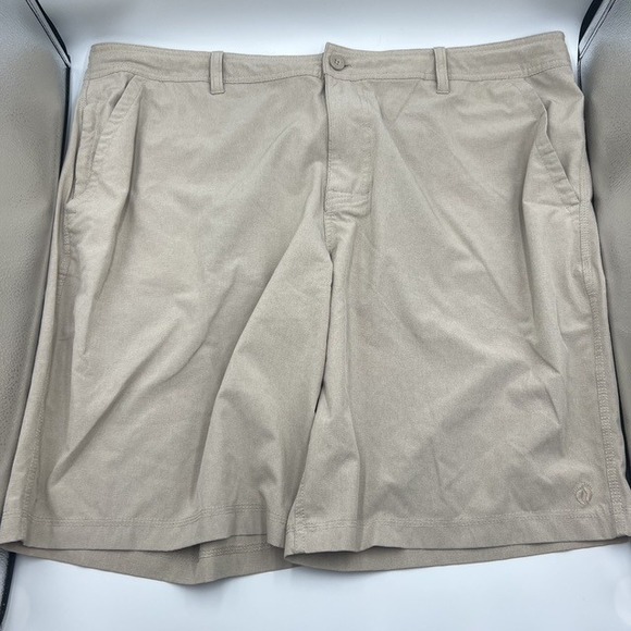 Hang Ten  Men's Khaki Golf Casual Stretch Shorts Size 40 with‎ 10" Inseam - Picture 1 of 7
